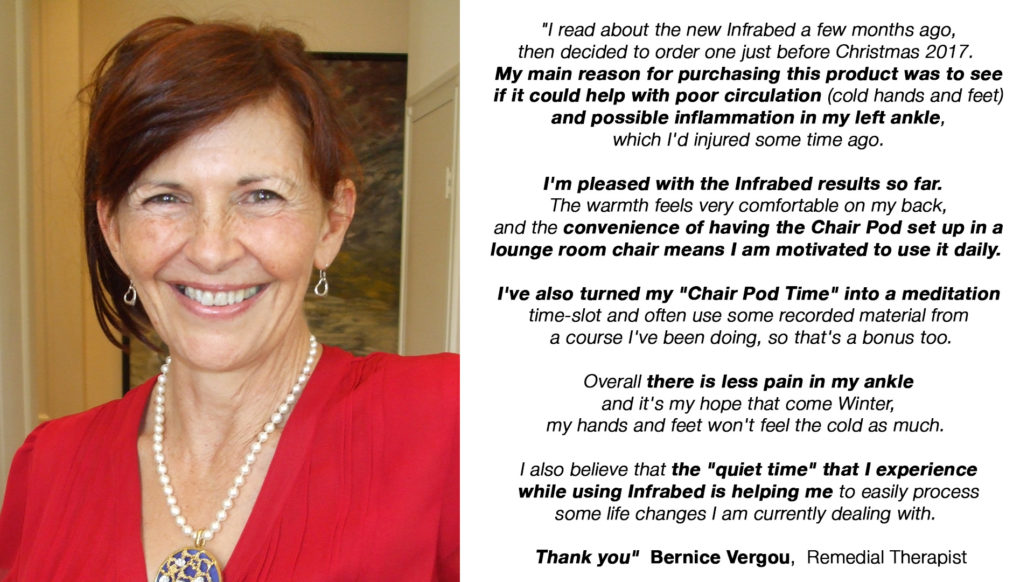Bernice-Vergou-InfraBed-Testimonial